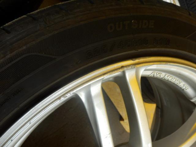 YOKOHAMA(ヨコハマ) AVS(エーブイエス) MODEL T5 シャインシルバー + GOODYEAR(グッドイヤー) EAGLE LS EXE