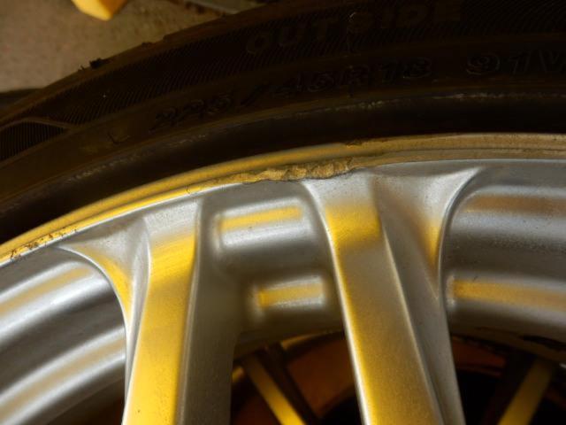 YOKOHAMA(ヨコハマ) AVS(エーブイエス) MODEL T5 シャインシルバー + GOODYEAR(グッドイヤー) EAGLE LS EXE