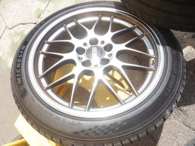 (店内)BBS(ビービーエス)  RG-R RG796 メッシュホイール + MICHELIN(ミシュラン)pilot sport5