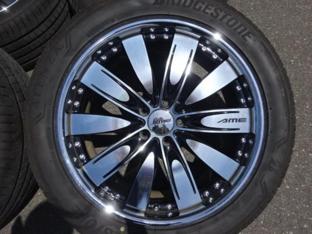 ☆値下げ☆ AME MODELART GRACER ミラーフィニッシュ×ブラック + BRIDGESTONE ALENZA 001 4本セット