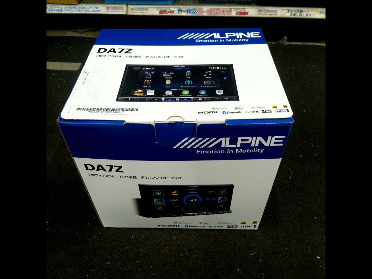 ALPINE DA7Z 7型ワイドXGA LED液晶 ディスプレイオーディオ ALPINE 