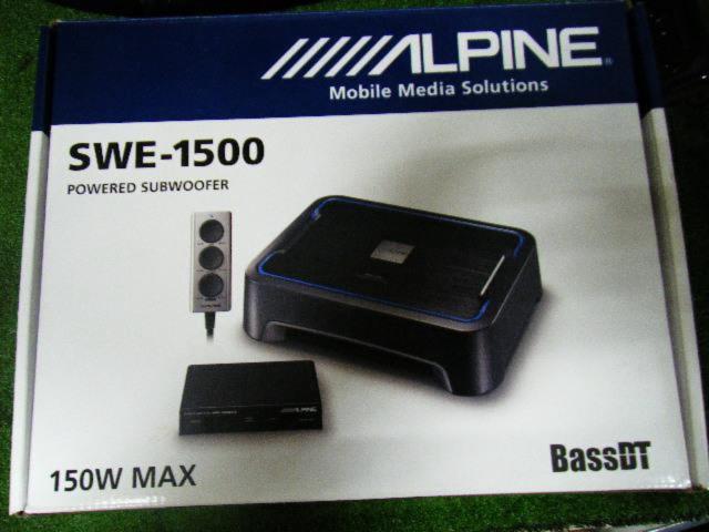 ALPINE SWE-1500 | 新古品 | アップガレージ 札幌厚別店 | カー用品 スピーカー チューナップウーハースピーカーを通販で ...