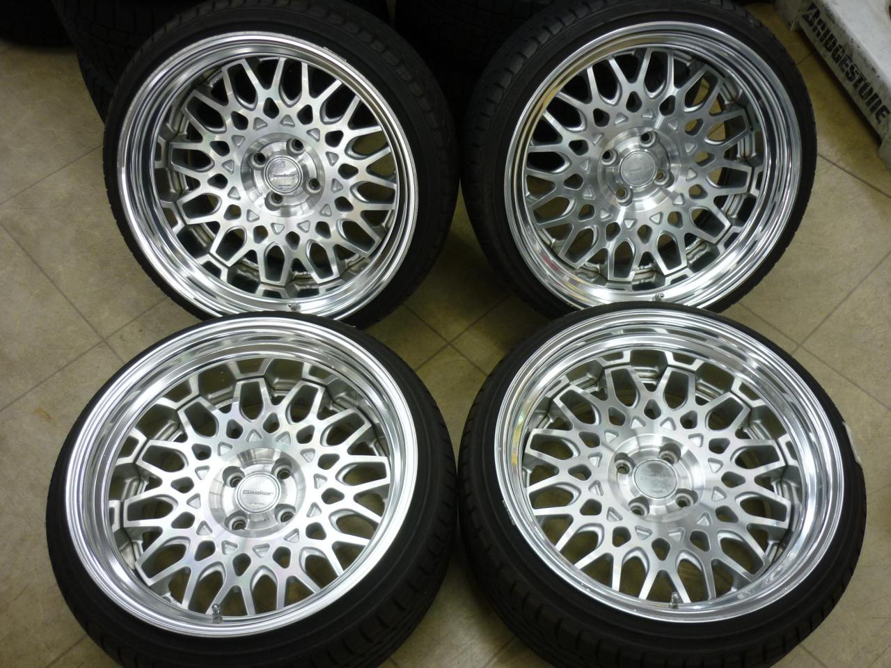 深リム！！】【希少モデル！！】【22㌅】アクセス ホイールタイヤ4本  