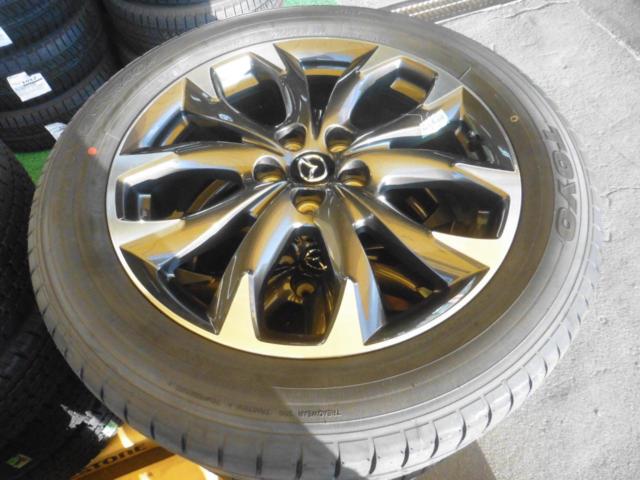 【タイヤイボ付】マツダ純正(MAZDA)   CX-5(KE系)後期純正 Lパッケージ ホイール  + TOYO(トーヨー) PROXES R46A