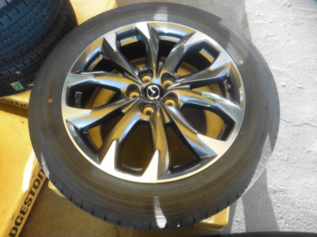 【タイヤイボ付】マツダ純正(MAZDA)   CX-5(KE系)後期純正 Lパッケージ ホイール  + TOYO(トーヨー) PROXES R46A