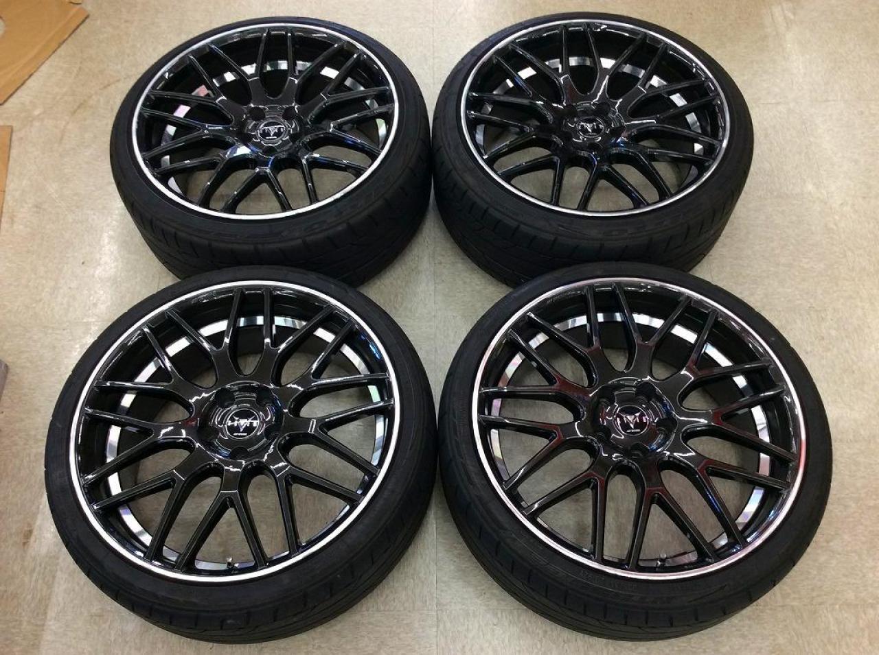 【WORK(ワーク)】RYVER(レイバー) M009+【NITTO】NT555 G2 235/35R20 + 245/35R20 2018年 ...