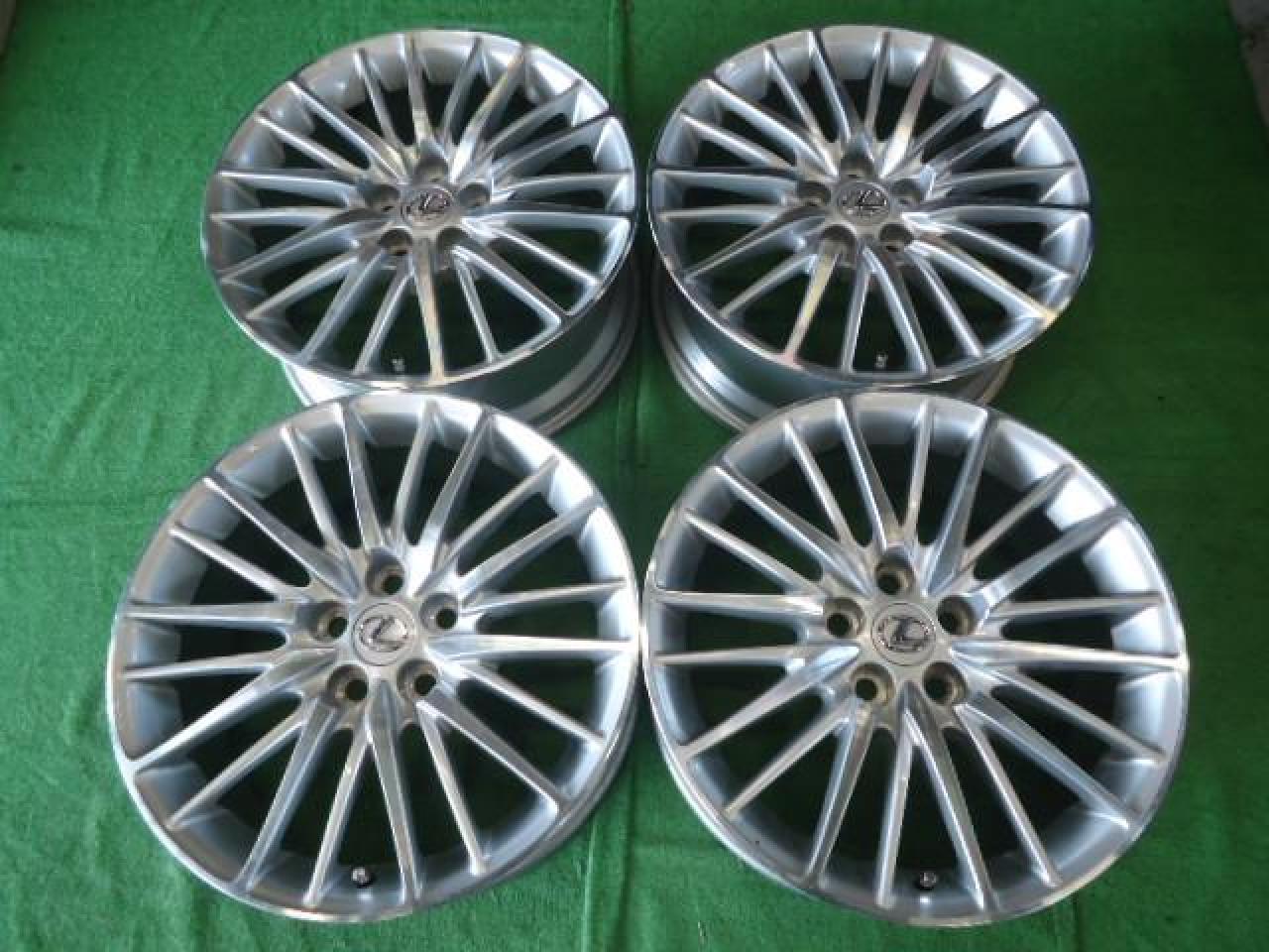 LEXUS あまり IS 純正19インチホイール4本セット現行モデル