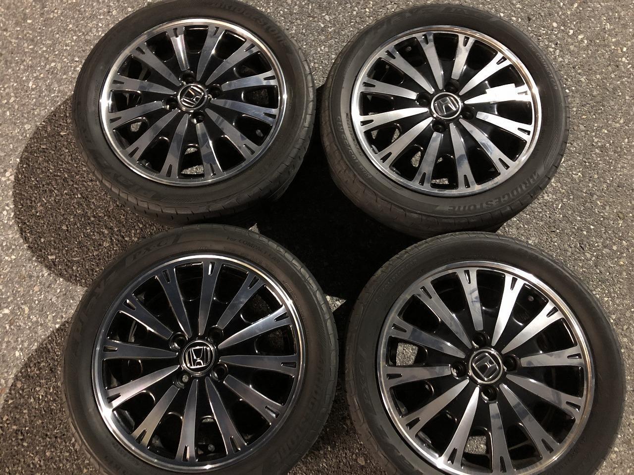 ホンダ純正(HONDA) アルミホイール + BRIDGESTONE(ブリヂストン) playZ 