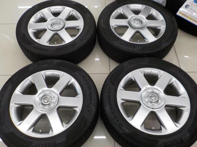 日産純正 E51 エルグランド純正ホイール+PIRELLI POWERGY | カー用品 