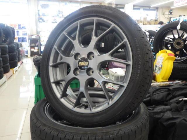 ダイハツ純正(DAIHATSU) GRコペン純正BBSホイール + BRIDGESTONE 