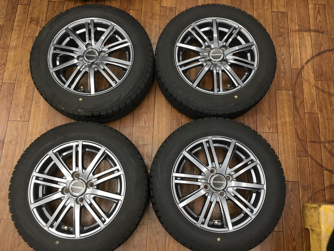 BRIDGESTONE BALMINUM BR10+BRIDGESTONE BLIZZAK VRX 165/65R14 | やや 