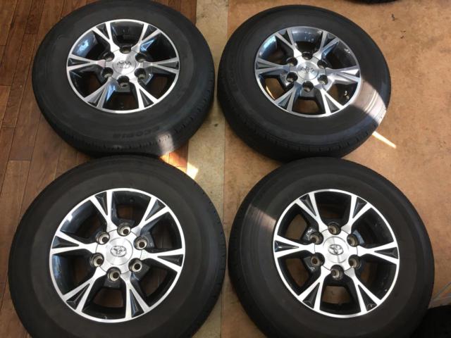 TOYOTA 200系ハイエース 純正オプションアルミホイール+BRIDGESTONE 