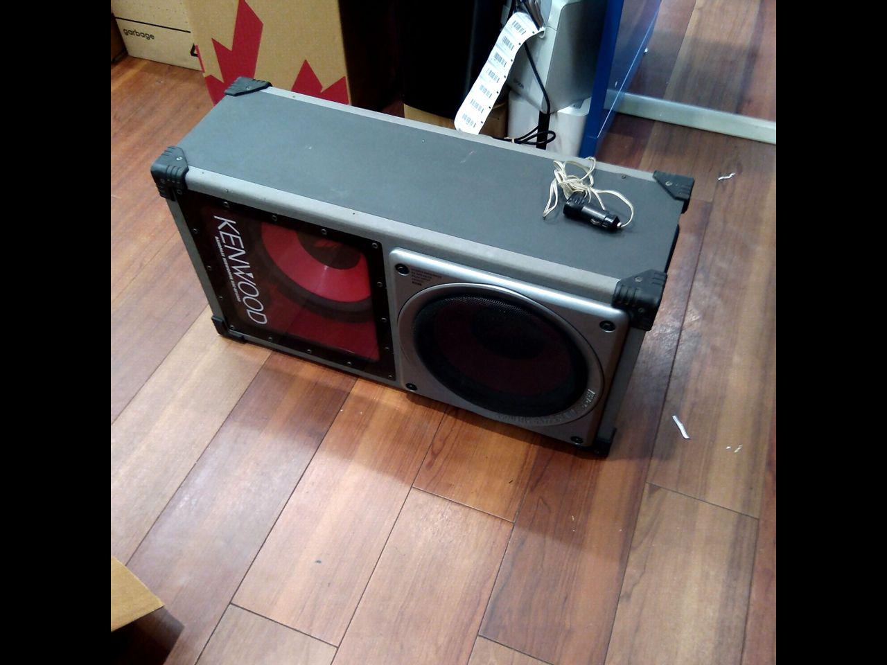 ★値下げしました★KENWOOD KSCBP2500 BOX付サブウーファー カー用品 スピーカー サブウーハースピーカーBOX付を通販