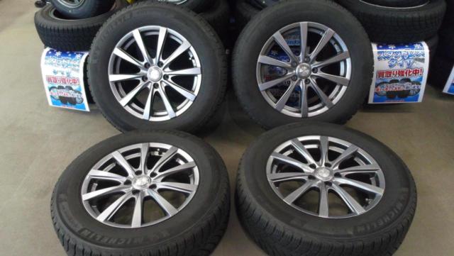 2020年製 むきだし ヨコハマ 中古冬タイヤ 225/65R17 4本セット SUV車
