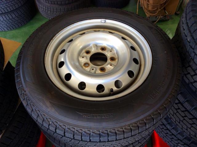 99 スチールホイール+【DUNLOP】WINTERMAXX SJ8 175/80R15 | カー用品 