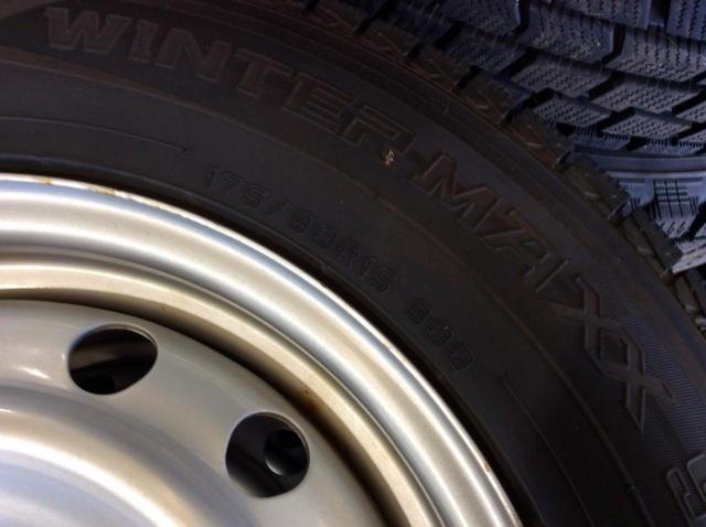 99 スチールホイール+【DUNLOP】WINTERMAXX SJ8 175/80R15 | カー用品 