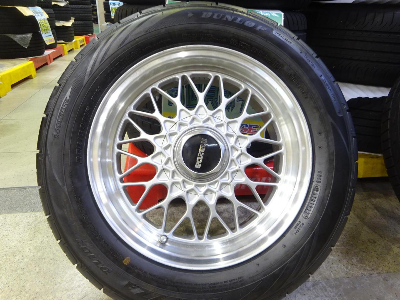 Radar 205/55R16】夏タイヤ【MAZDA RX-7 FC3S サバンナ 純正ホイール 