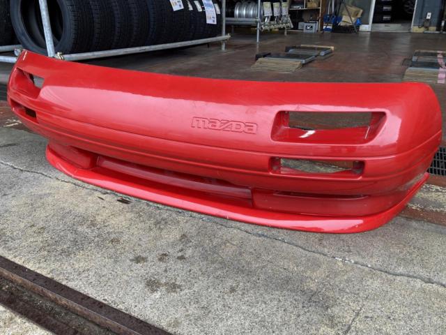 MAZDA FC3S RX-7 後期純正 フロントバンパー リップスポイラー付き 