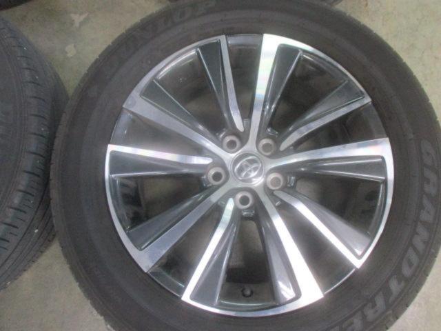 トヨタ 80ハリアー純正ホイール+ DUNLOP GRANDTREK PT30 | やや傷や 