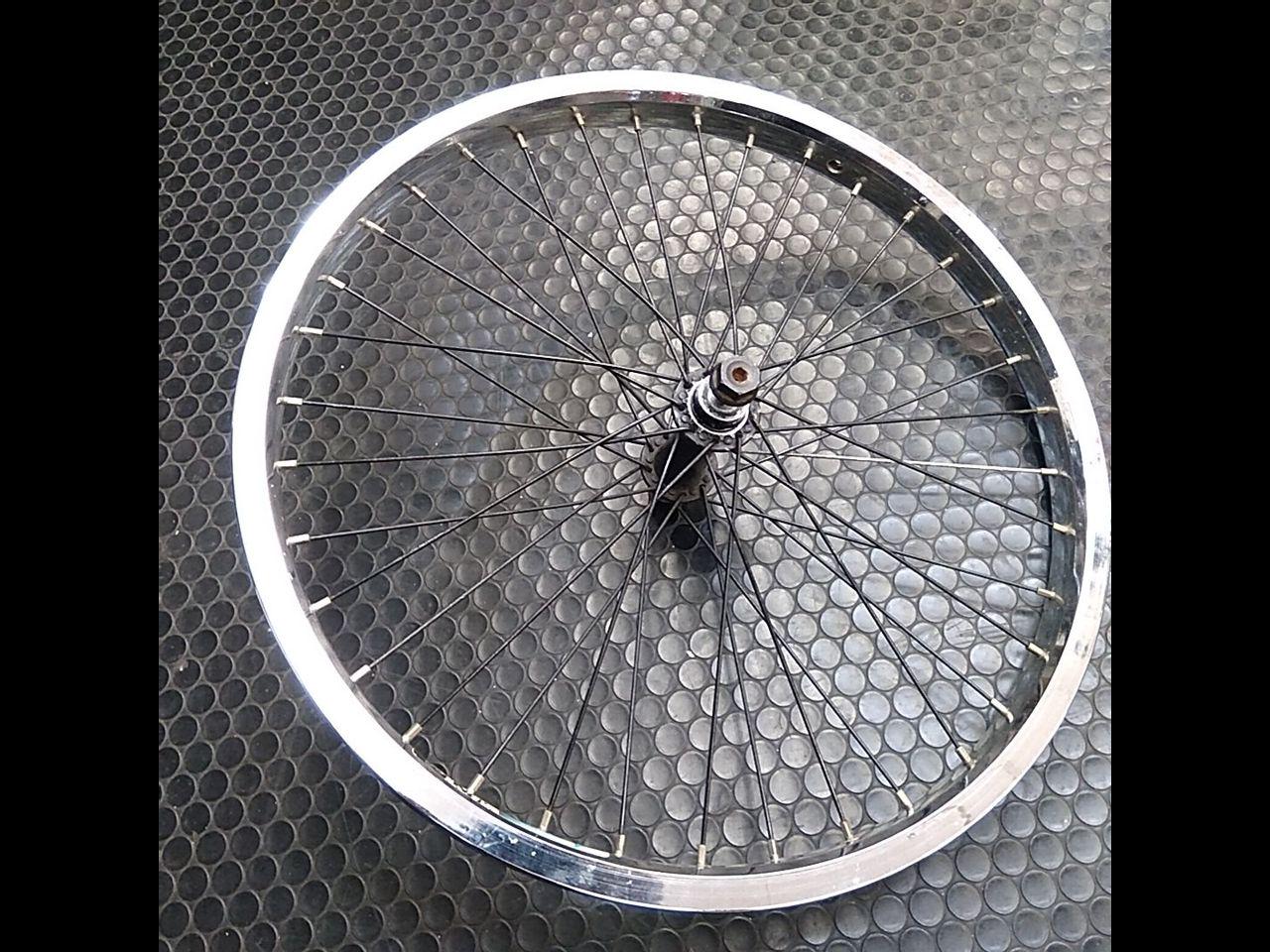 ARAYA SUPER 7X リム + PROPER BIKECO ハブ BMX用フロントホイール 