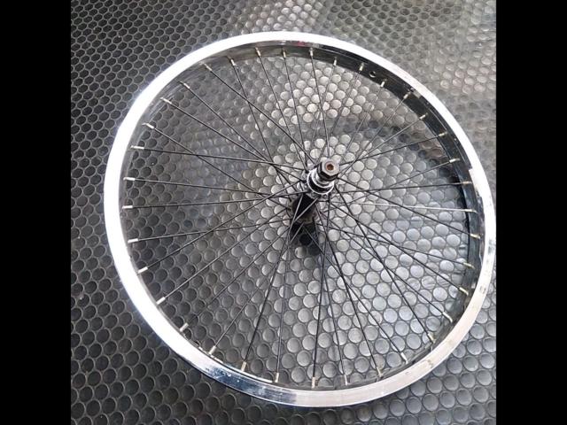 ARAYA SUPER 7X リム + PROPER BIKECO ハブ BMX用フロントホイール 