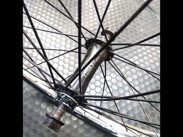ARAYA SUPER 7X リム + PROPER BIKECO ハブ BMX用フロントホイール 