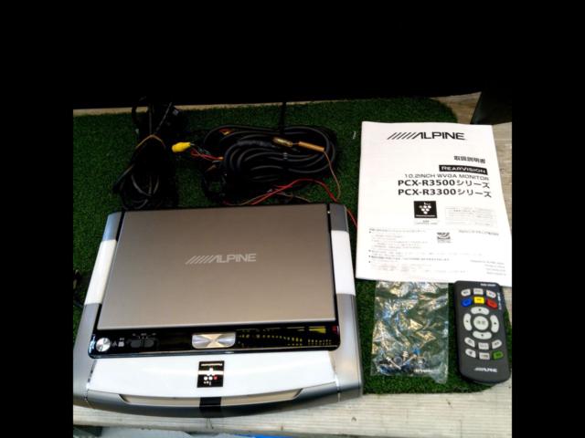 ALPINE PCX-R3500 10.2インチ フリップダウンモニター【値下げしました 