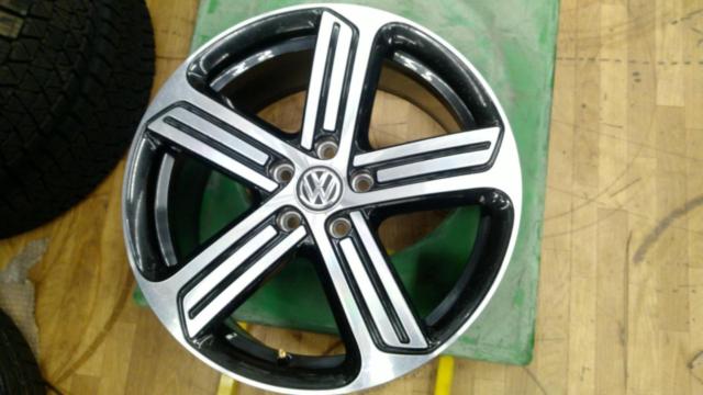 輸入車純正】 volkswagen ゴルフ7R 純正ホイール | やや傷や汚れあり 