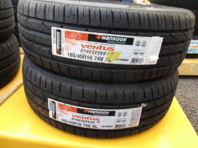 HANKOOK VENTUS PRIME 165/45-16 ラベル付 2023年製造 新品タイヤ2本 