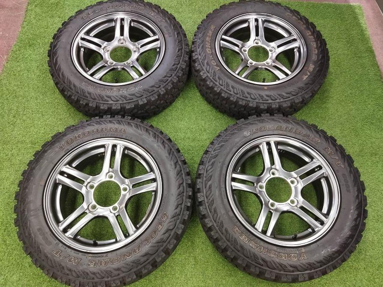 中古品 ジムニーJB23 アルミホイール 4本（スズキ純正(SUZUKI)ジムニー 