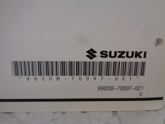 SUZUKI(スズキ) DR-Z400SM SK44A パーツカタログ 4版 9900B-70097-021