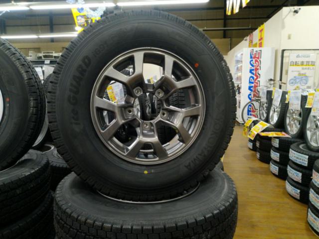 新品タイヤ付き♪ SUZUKI ジムニーシエラJB74W純正ホイール + YOKOHAMA 