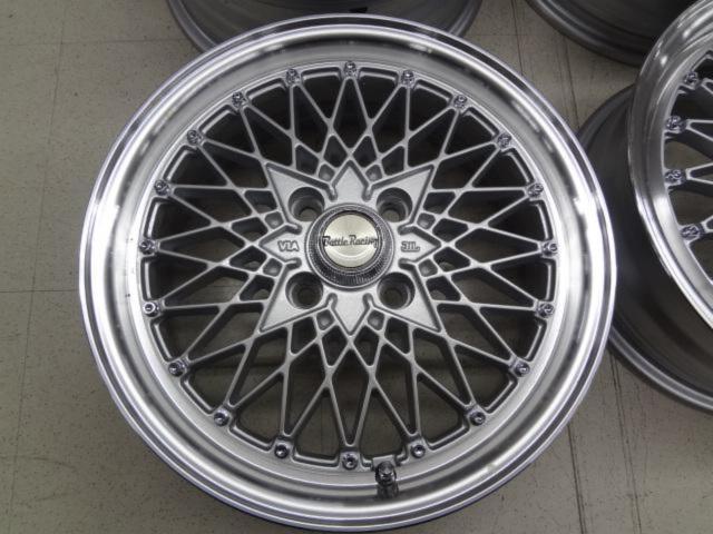 Battle Racing メッシュ 15インチホイール 4本セット W12419 | 目立っ 