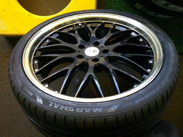 BADX(バドックス) 632 LOXARNY) LOXARNY MULTI FORCHETTA (5HOLE)  + KUMHO/(/MARSHAL) MU12