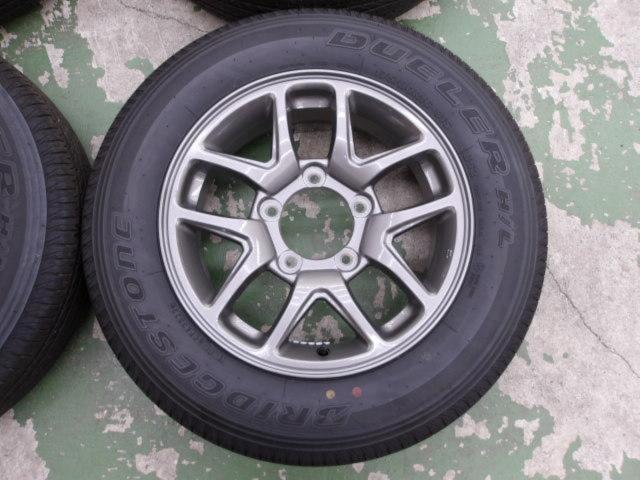 スズキ純正 ジムニー JB64 純正 アルミホイール + BRIDGESTONE DUELER 