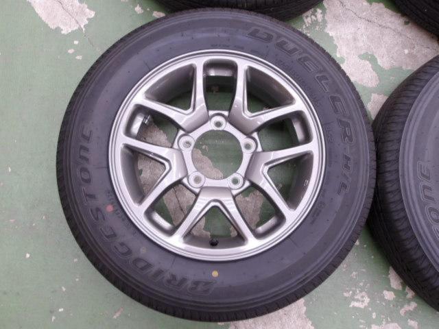 スズキ純正 ジムニー JB64 純正 アルミホイール + BRIDGESTONE DUELER 