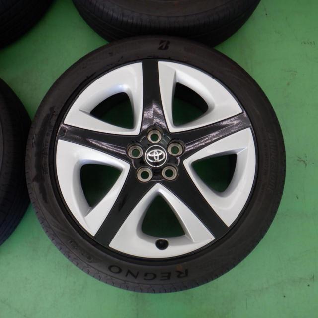 TOYOTA プリウス 50系 Sツーリング 純正ホイール + BRIDGESTONE REGNO 