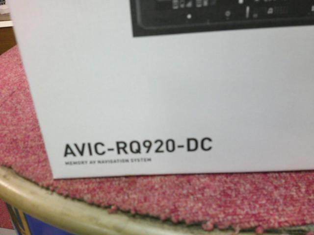 【carrozzeria】AVIC-RQ920-DC