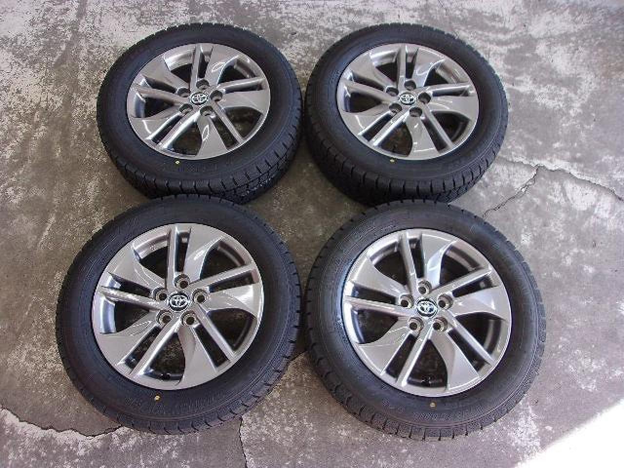 トヨタ 170系 シエンタ 純正 アルミホイール + GOODYEAR ICE NAVI 7 