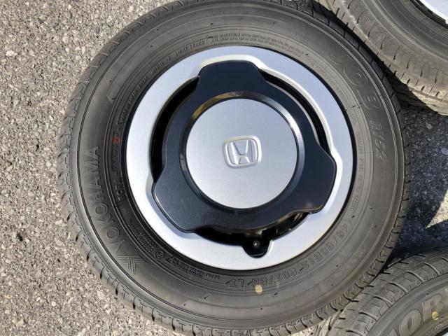 ホンダ純正】 N-VAN純正スチール+【YOKOHAMA】JOB RY52 4本セット 