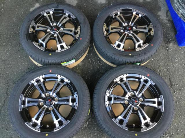 格安販売の 値引きしました!未使用 DUNLOP スタッドレスタイヤホイール 