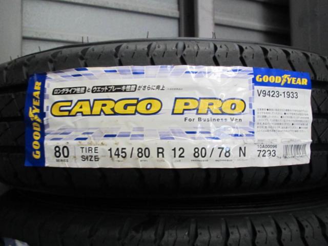 スズキ純正(SUZUKI)  キャリィ/エヴリィ純正スチールホイール シルバー + GOODYEAR(グッドイヤー) CARGO PRO【値下げしました!】