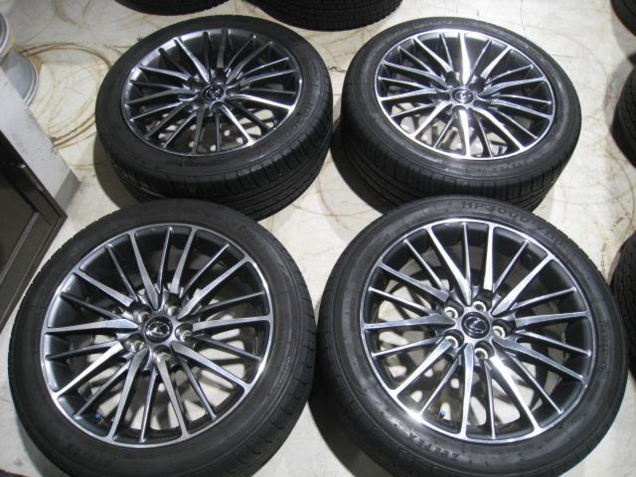 LEXUS LS460 Fスポーツ後期 純正ホイール BBS製 + ZEETEX HP3000 vfm 