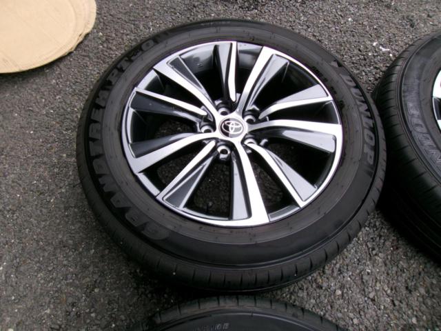 トヨタ純正】 80 ハリアー Gグレード 純正 ホイール+【DUNLOP 