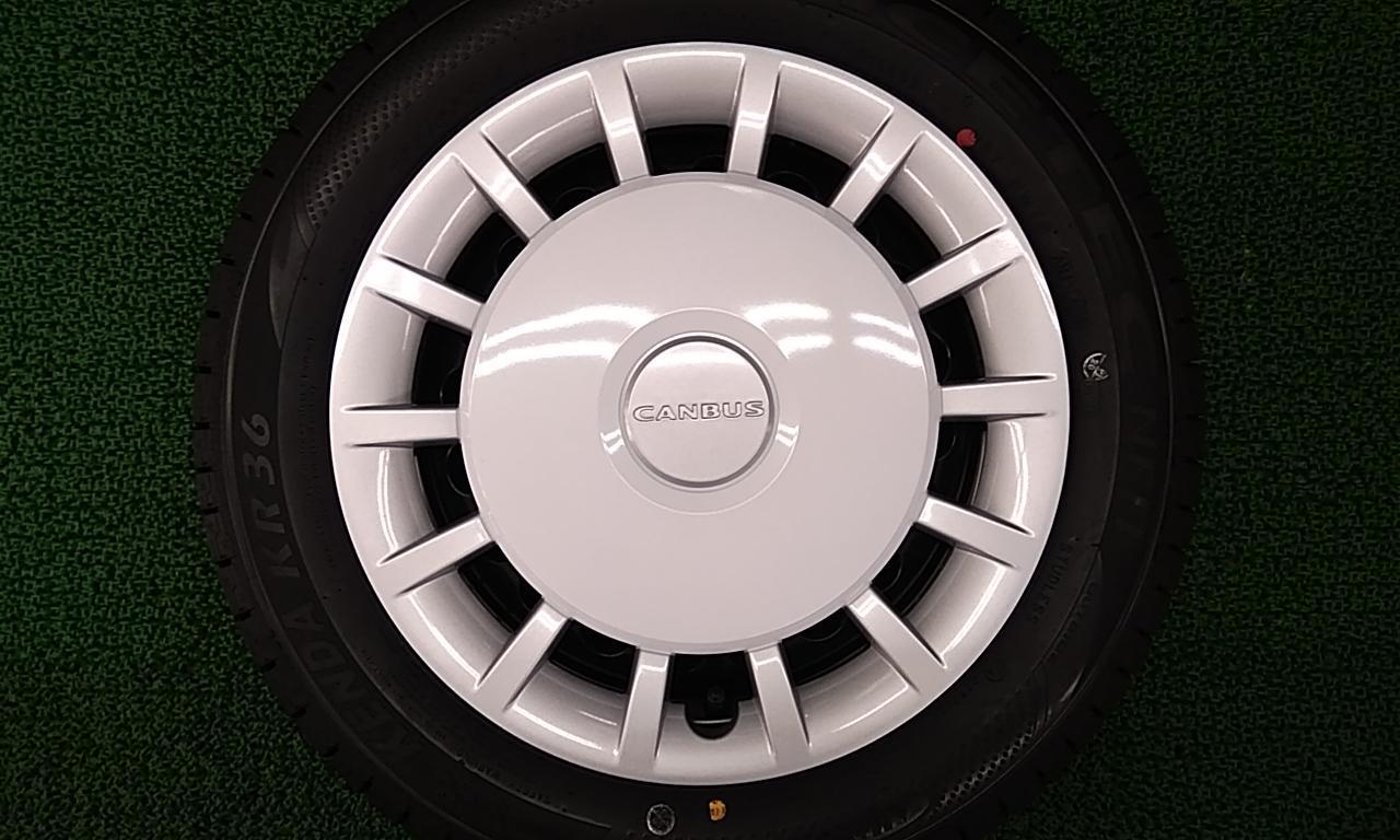 ダイハツ純正(DAIHATSU) ムーヴキャンバス純正スチールホイール + 
