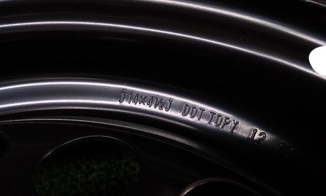 ダイハツ純正(DAIHATSU) ムーヴキャンバス純正スチールホイール + 