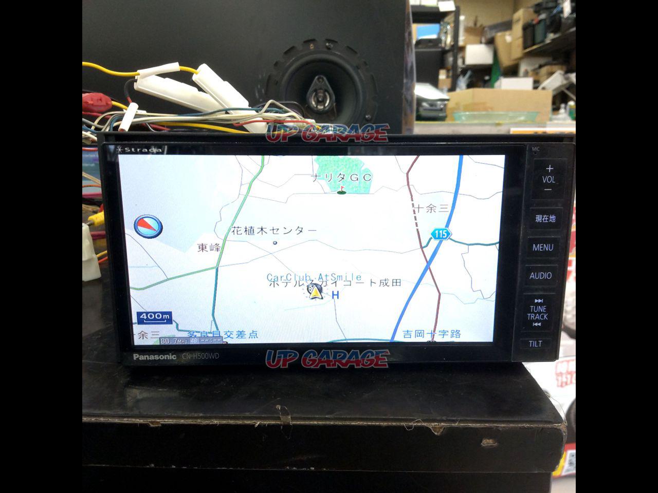 パナソニック ストラーダ CN-H500WDFA まるっこく Bluetooth HDDナビ