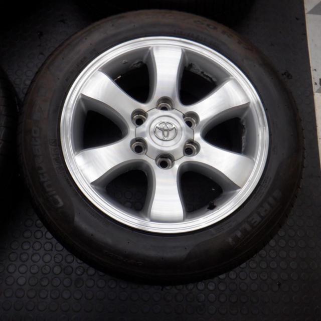 シーズンオフ値下げ! TOYOTA 120系ランドクルーザープラド純正ホイール 