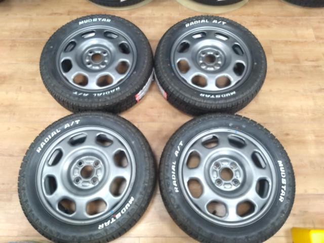 新品タイヤ付き♪オールシーズンホワイトレター♪】スズキ ハスラー  