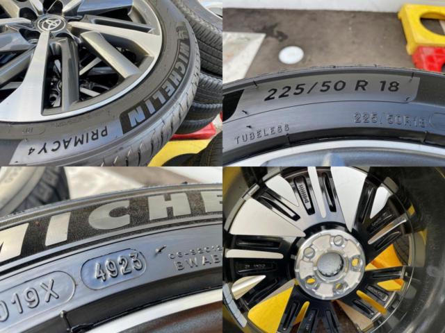 トヨタ カローラクロス Zグレード 純正ホイール + MICHELIN PRIMACY 4 